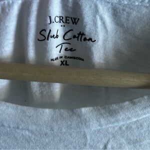 Bundle of JCrew white cotton slim fit t-shirts. New or like-new.